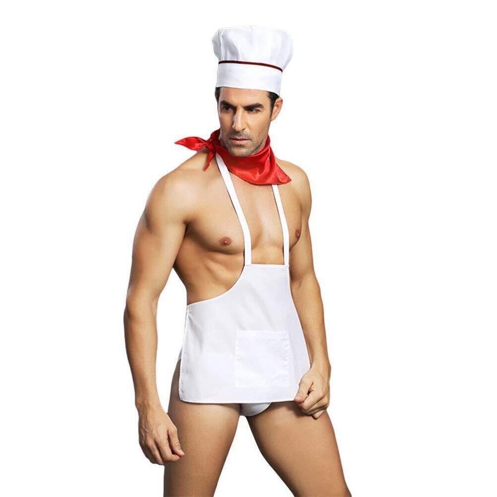 7668 Chef Special Outfits Set Cooking Theme Party Apron for Bachelor Party